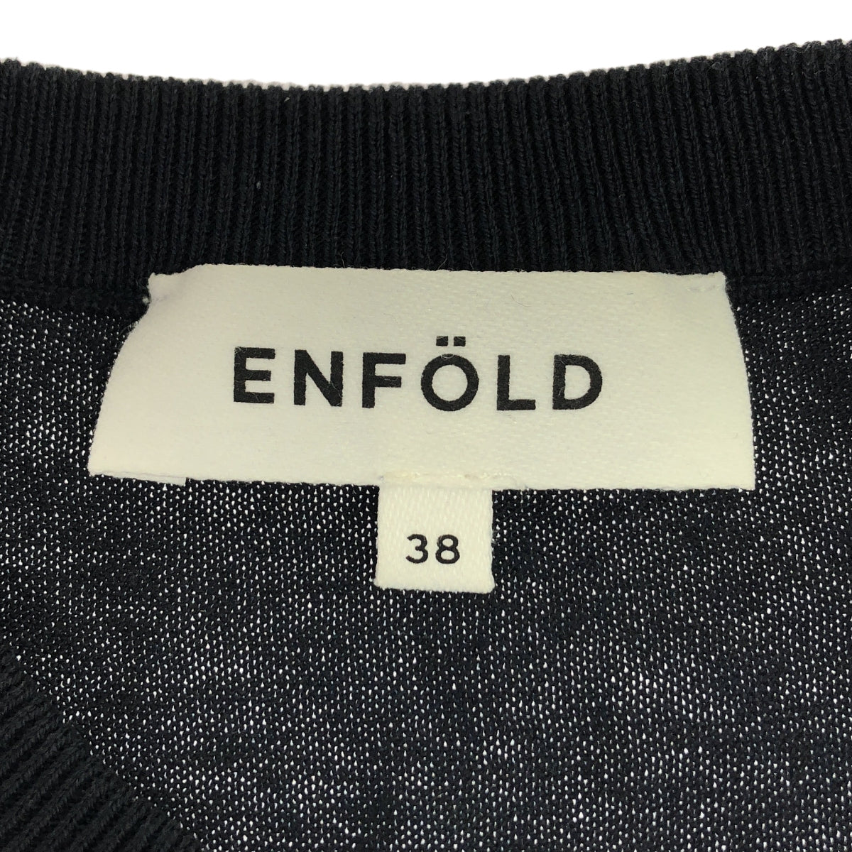 ENFOLD | Silk cotton sleeveless knit | Size 38 | Women's