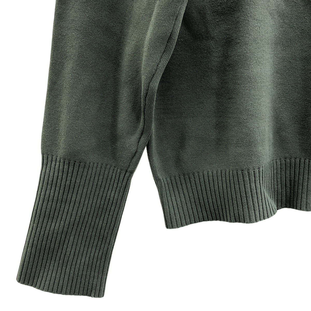 CLANE / クラネ | CLANE BASIC COMPACT KNIT / ハイネック リブ ニット プルオーバー | 2 | グリーン | レディース