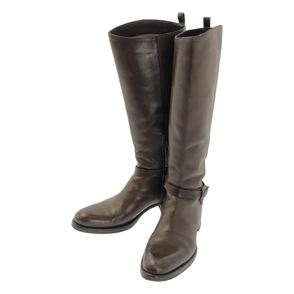 SARTORE | TACCO 皮帶長靴 | 38 碼 | 棕色 | 女款
