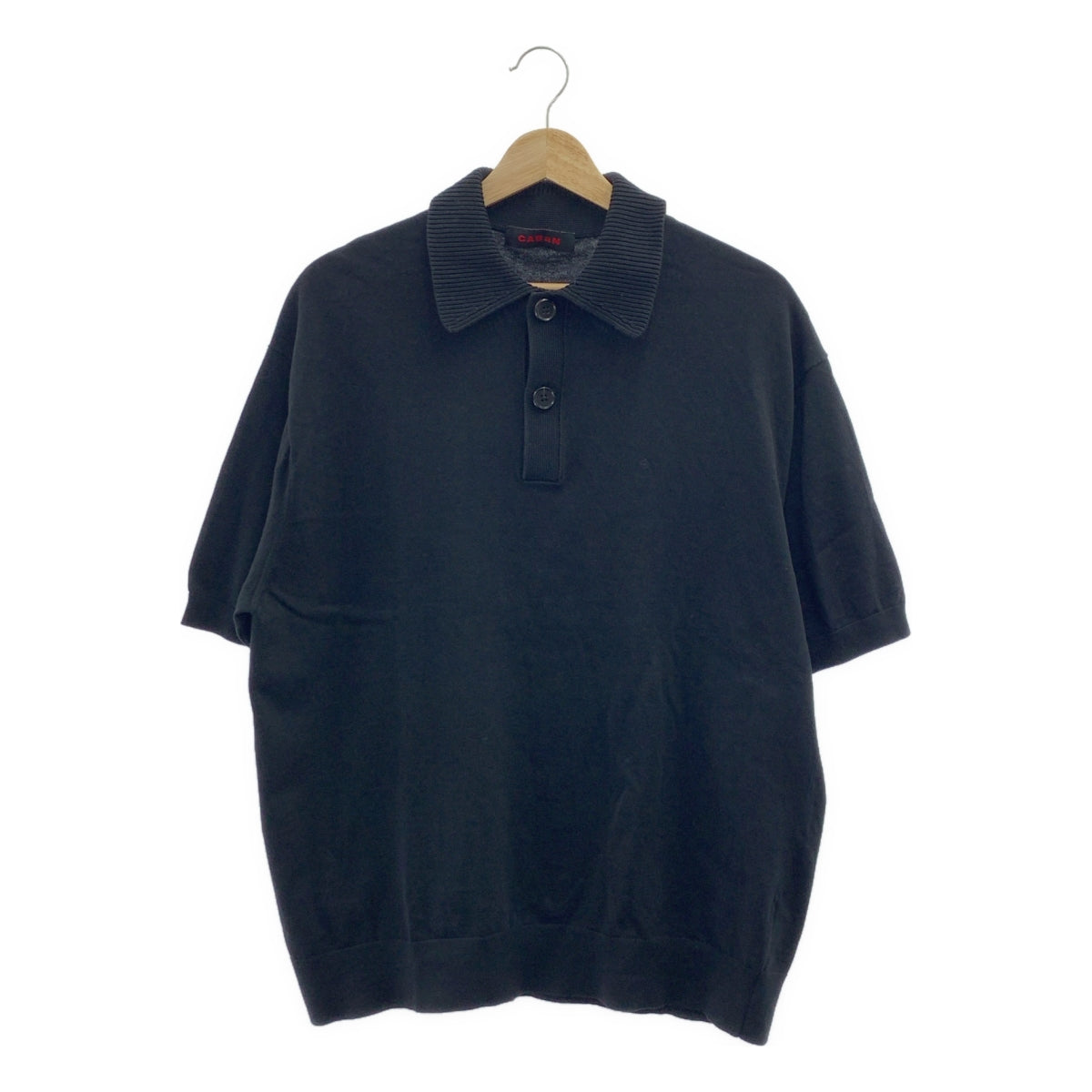 CABaN / キャバン | 2023SS | コットン ポロニットプルオーバー Tシャツ | L | メンズ
