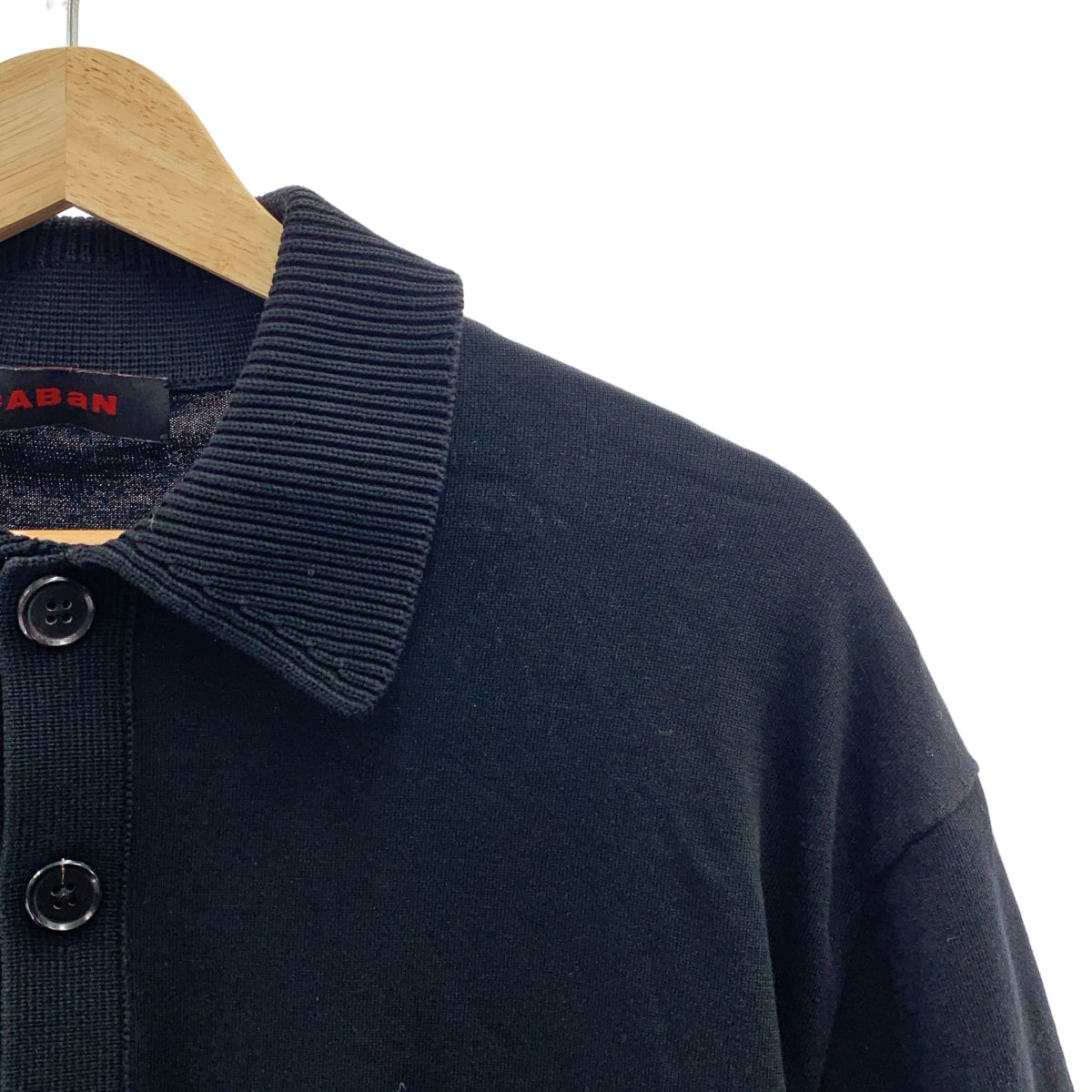 CABaN / キャバン | 2023SS | コットン ポロニットプルオーバー Tシャツ | L | メンズ