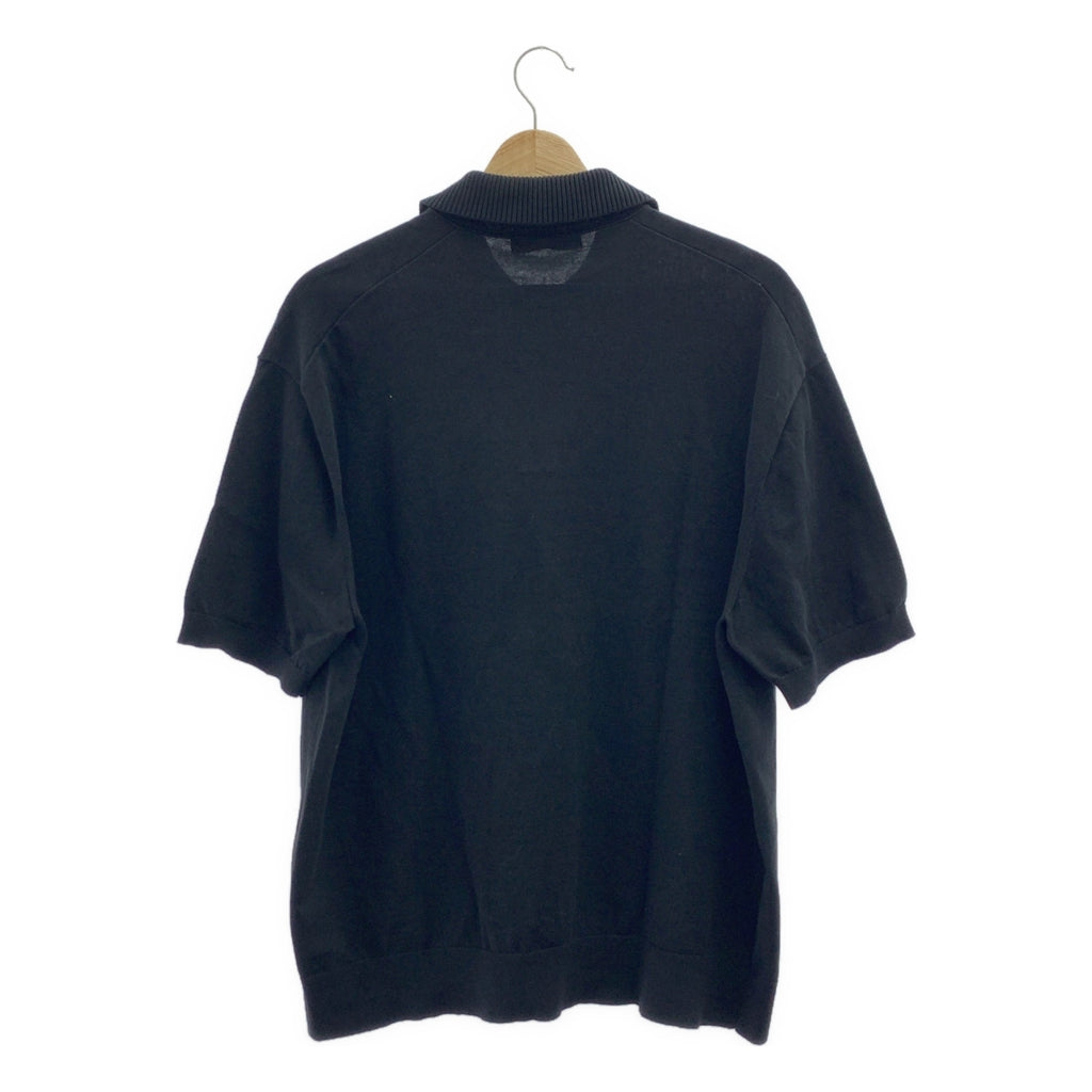 CABaN / キャバン | 2023SS | コットン ポロニットプルオーバー Tシャツ | L | メンズ