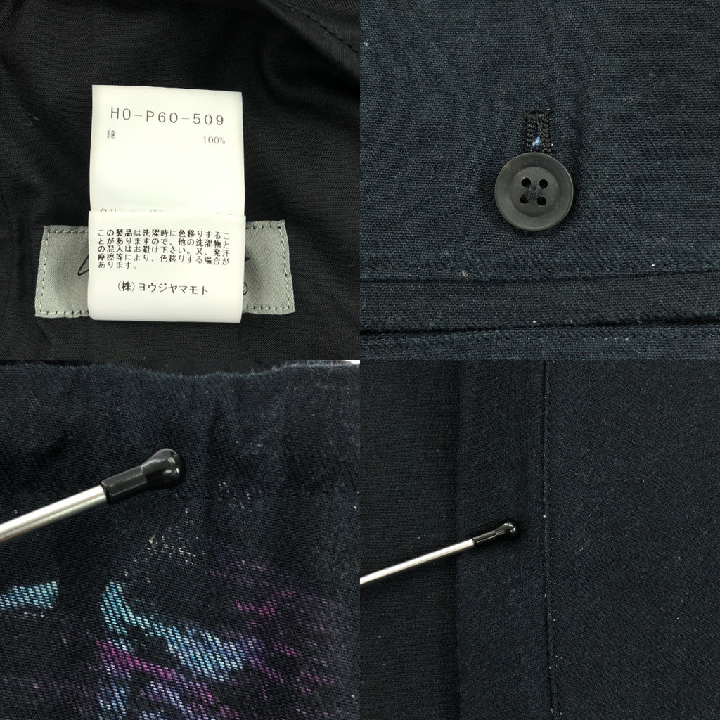 YOHJI YAMAMOTO POUR HOMME / 요우지야마모토풀 옴므 | 2024AW | 여성 패턴 스테디셀러 끈 바지 / 드로우 스트링 와이드 슬랙스 | 3 | 남성