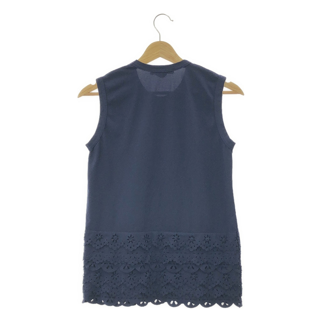 COMME des GARCONS COMME des GARCONS / コムコム | 2012SS | ポリエステル 製品加工 フリル ノースリーブ トップス | S |