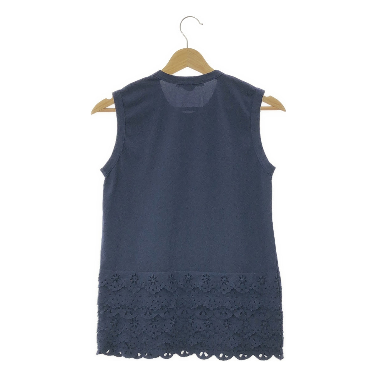 COMME des GARCONS COMME des GARCONS / コムコム | 2012SS | ポリエステル 製品加工 フリル ノースリーブ トップス | S |