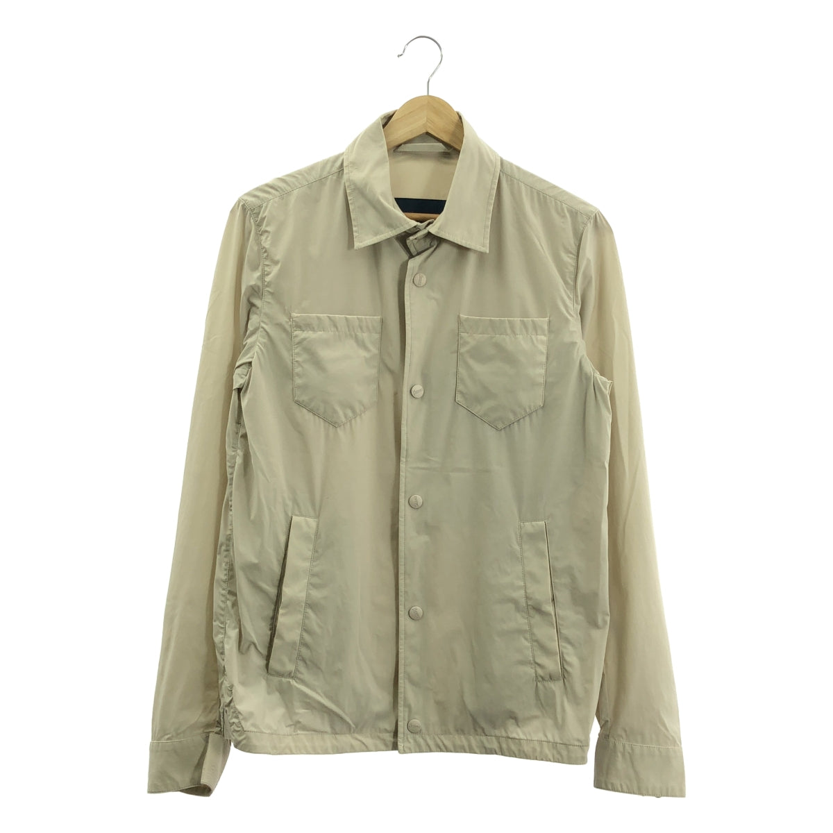 HERNO | 彈性尼龍教練外套 | 42碼 | 淺灰色 | 男款