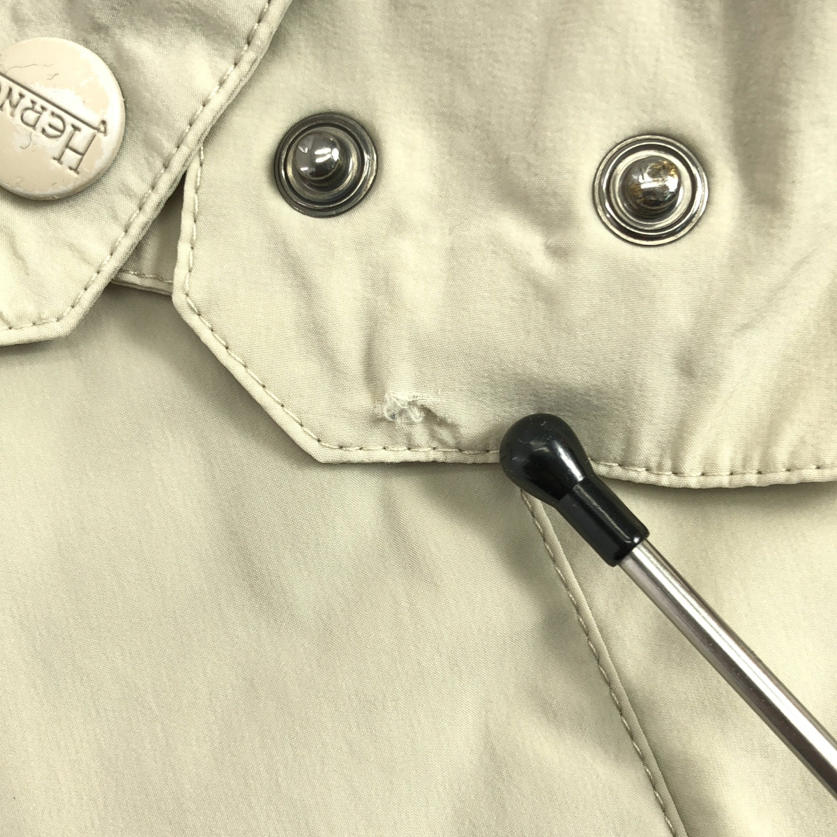 HERNO / ヘルノ | ストレッチナイロン コーチジャケット | 42 | ライトグレー | メンズ