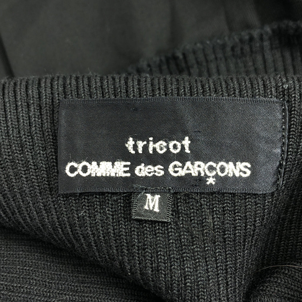 tricot COMME des GARCONS / トリココムデギャルソン | 1992AW | ウール リブニット 切替 ノースリーブ ワンピース | M | レディース