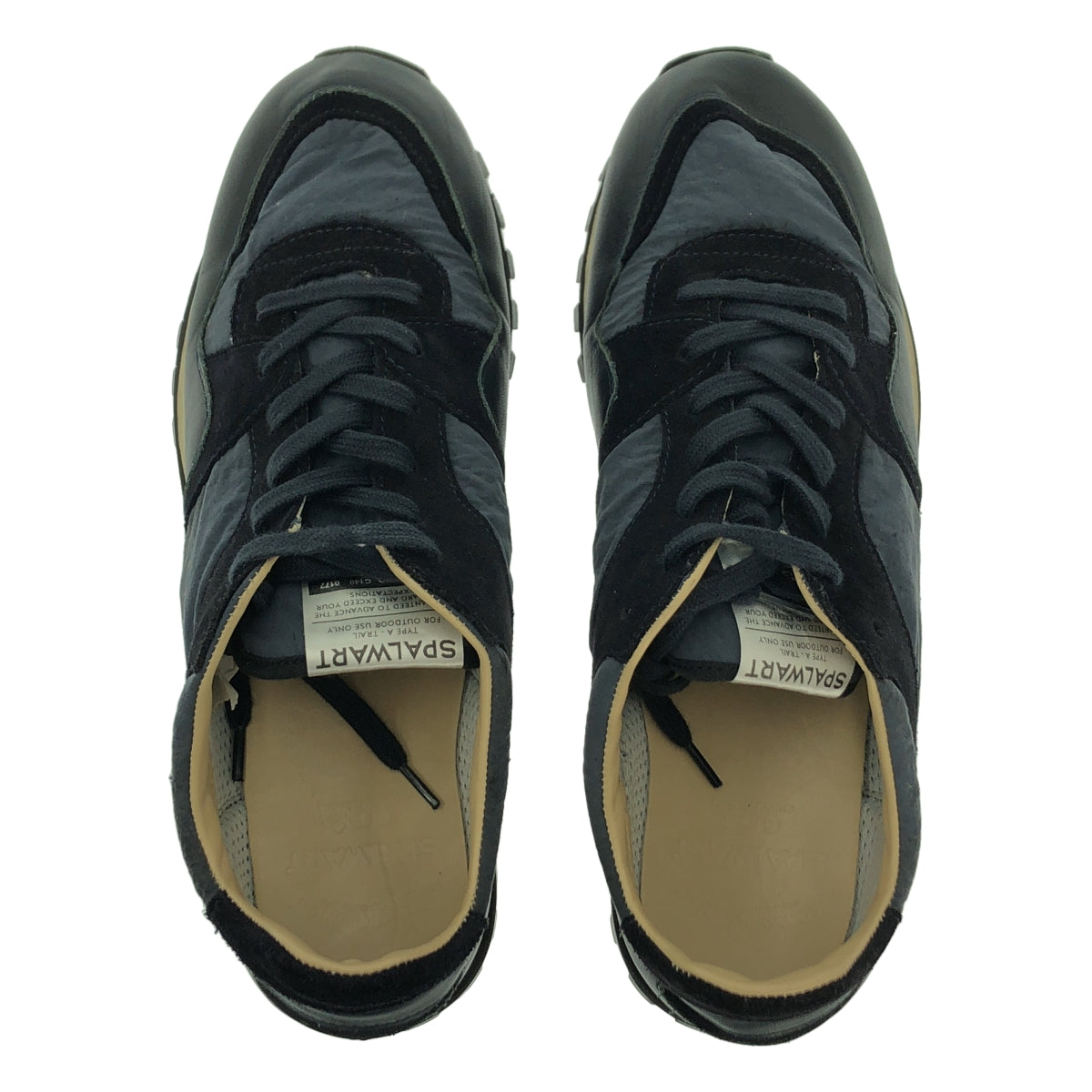 【미품】 SPALWART / 스파르워트 | × ARTS&amp;SCIENCE 아츠 앤 사이언스 별주 Marathon Trail 마라톤 트레일 레더×나일론 스니커 | 41 | 네이비 | 맨즈