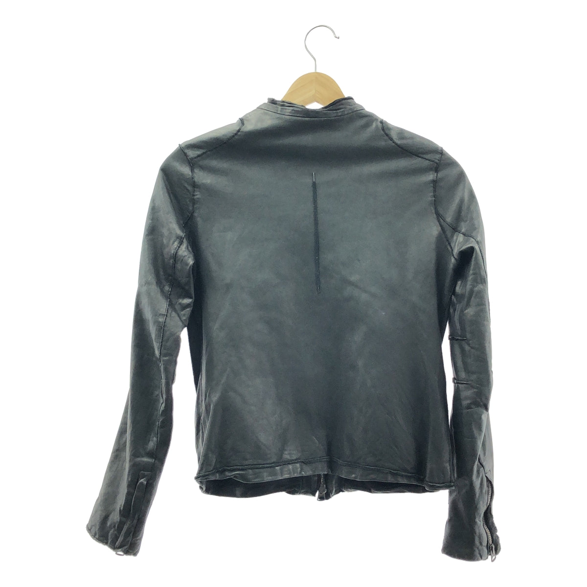 Sisii | 全襯裡牛皮單騎手外套/束腰外套 | XXS | 黑色 | 女款