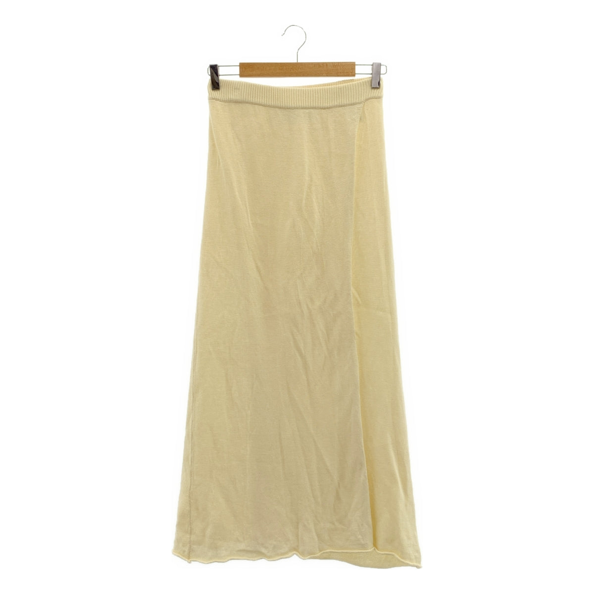 WALANCE | 棉質人造絲鬆緊腰開衩裙 | F碼 | 女款