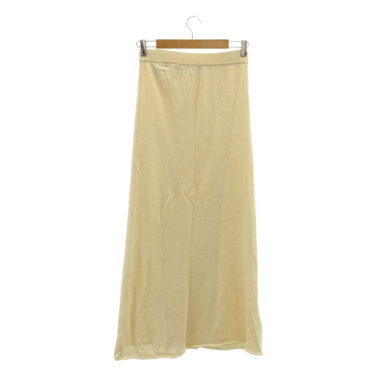 WALANCE | 棉質人造絲鬆緊腰開衩裙 | F碼 | 女款