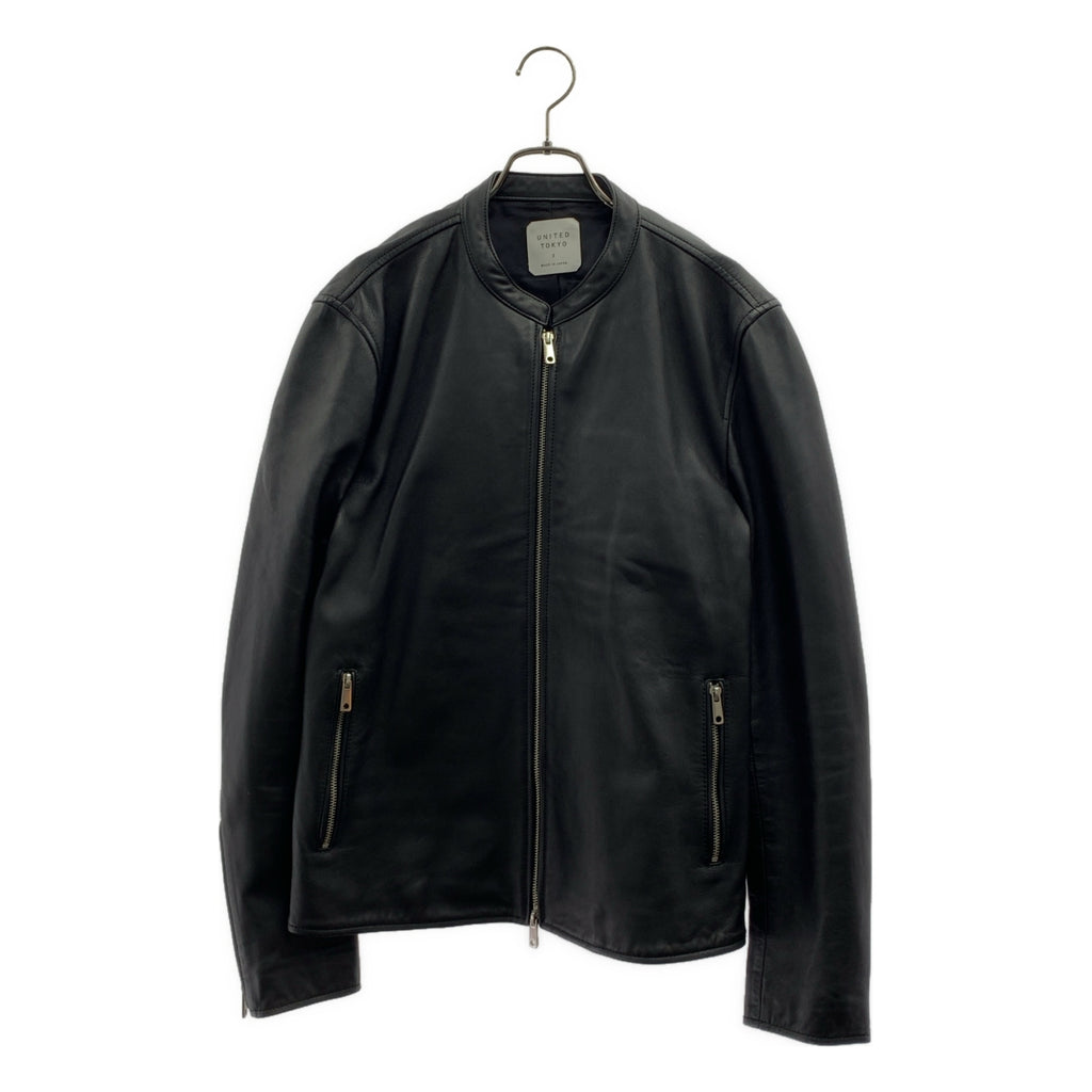 UNITED TOKYO / 유나이티드 도쿄 | 램 가죽 싱글 라이더스 재킷 | 3 | 남성