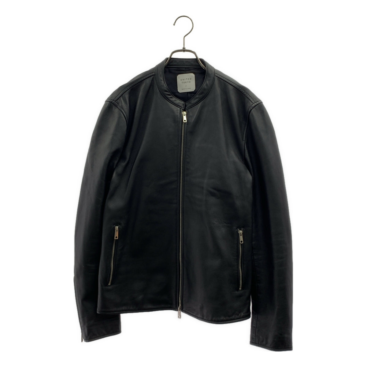 UNITED TOKYO / 유나이티드 도쿄 | 램 가죽 싱글 라이더스 재킷 | 3 | 남성