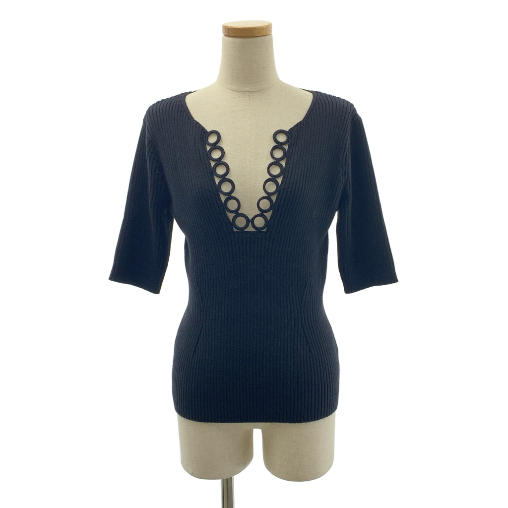 DRIES VAN NOTEN / ドリスヴァンノッテン | コットン リブ ニット セーター | M | レディース