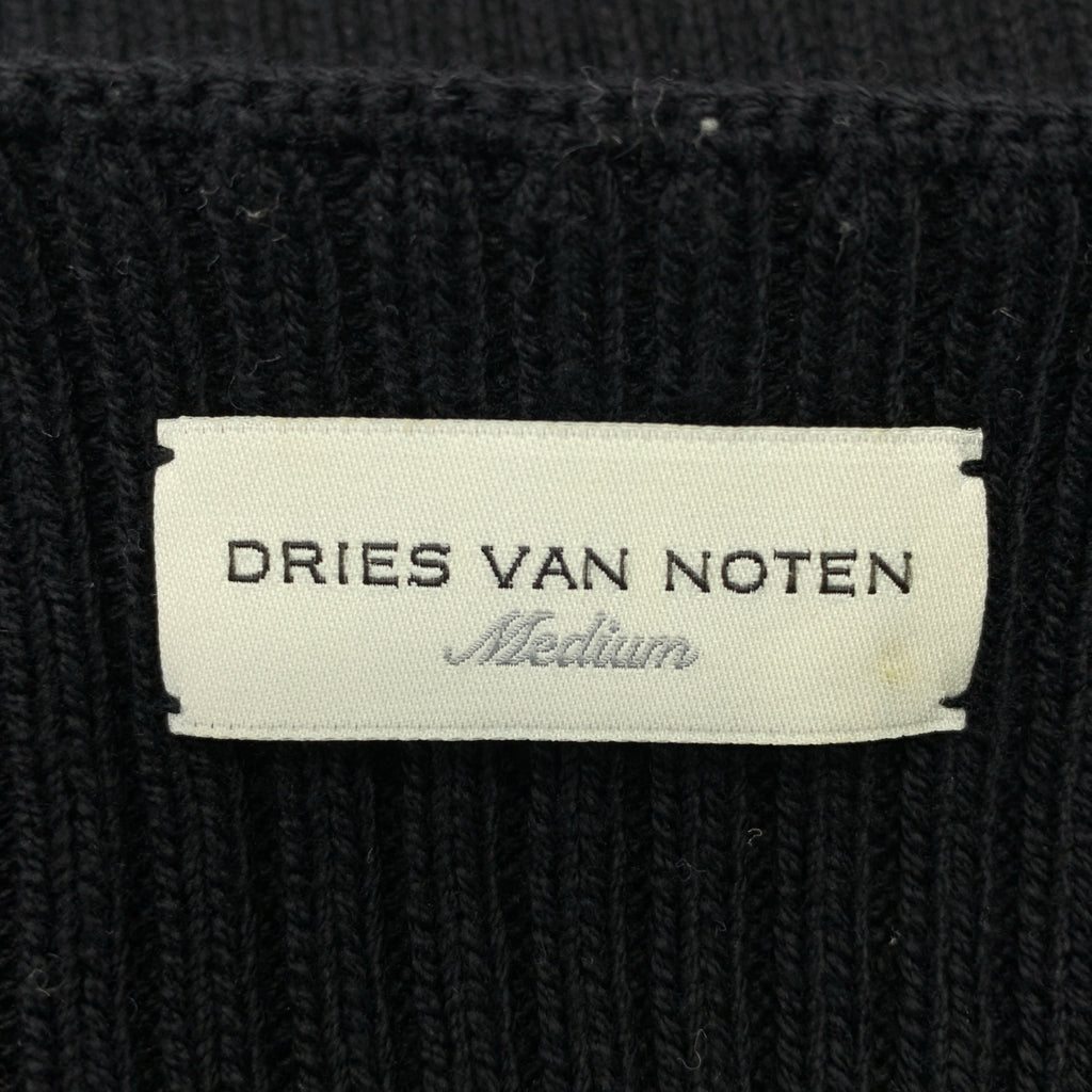 DRIES VAN NOTEN / ドリスヴァンノッテン | コットン リブ ニット セーター | M | レディース