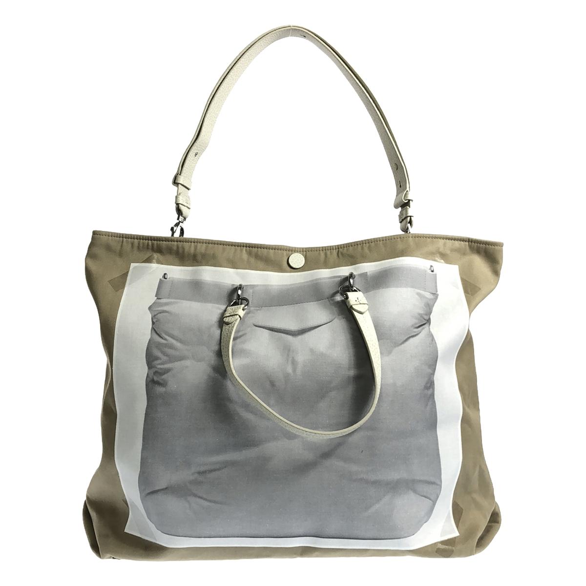 [狀況良好] Maison Margiela | 2024SS | TROMPE L'OEIL 5AC CLASSIQUE / 2 路 Trompe l'oeil 手提包帶肩帶 / 男女皆宜 | UNI |米色 |男士