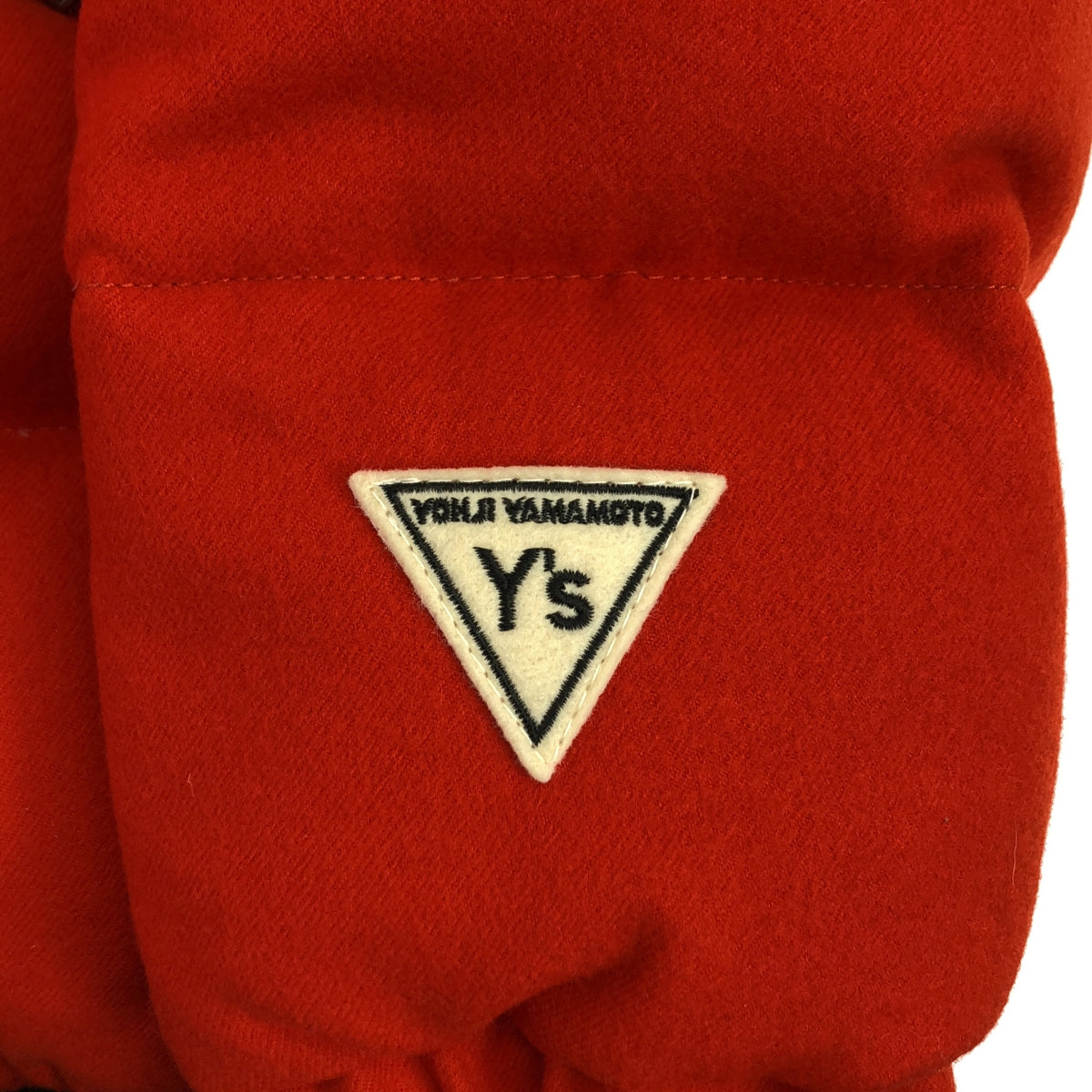 【美品】  Y's for men / ワイズフォーメンヨウジヤマモト | 1999AW | ×MONCLER / モンクレール ウール フーデッド ダウン ジャケット | 2 | オレンジ | メンズ