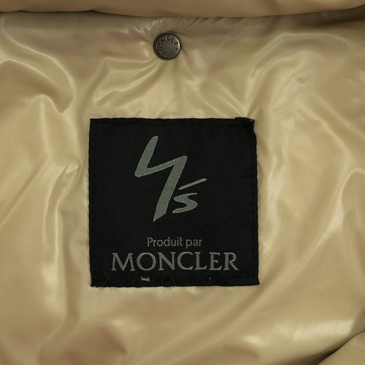 【美品】  Y's for men / ワイズフォーメンヨウジヤマモト | 1999AW | ×MONCLER / モンクレール ウール フーデッド ダウン ジャケット | 2 | オレンジ | メンズ
