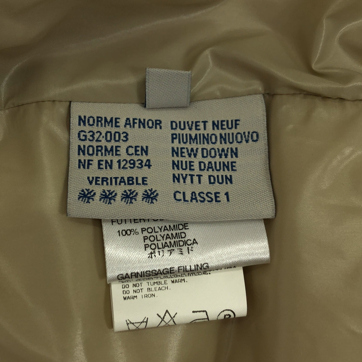 【美品】  Y's for men / ワイズフォーメンヨウジヤマモト | 1999AW | ×MONCLER / モンクレール ウール フーデッド ダウン ジャケット | 2 | オレンジ | メンズ