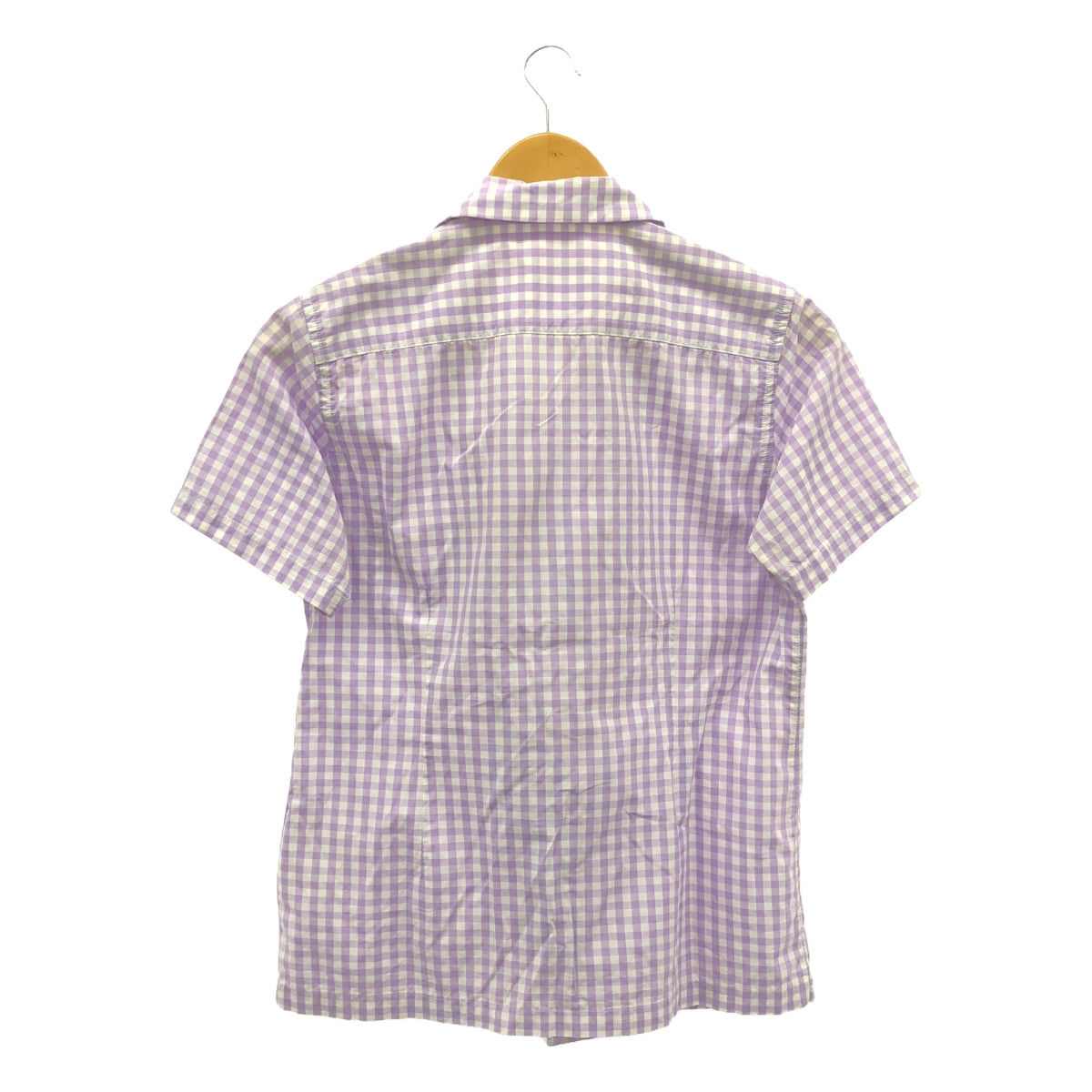 COMME des GARCONS | 2002SS | Checked decoration regular collar shirt blouse |