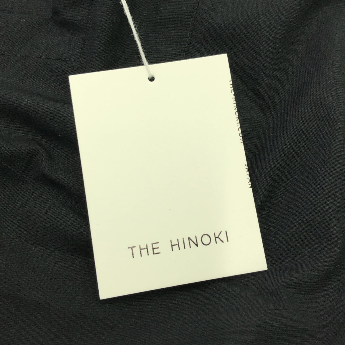 THE HINOKI / ザヒノキ | オーガニック コットン ポプリン スクエアネック ドレス ワンピース | 1 | ブラック | レディース