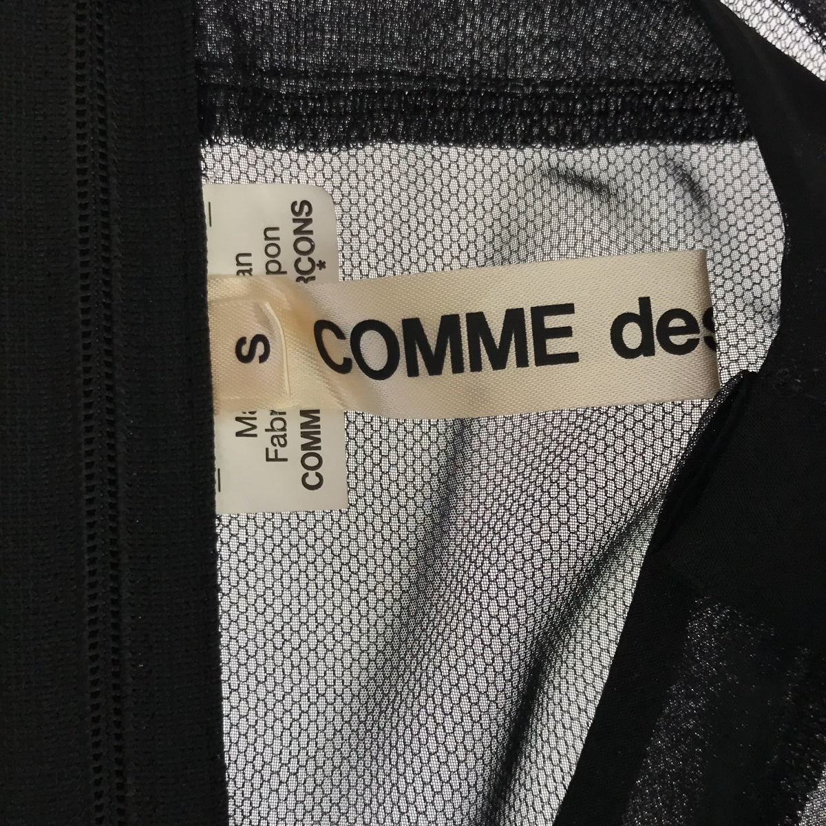 COMME des GARCONS / 컴데 갤슨 | 2022SS | 튈 레이어드 크루넥 티셔츠 | S | 블랙 | 여성