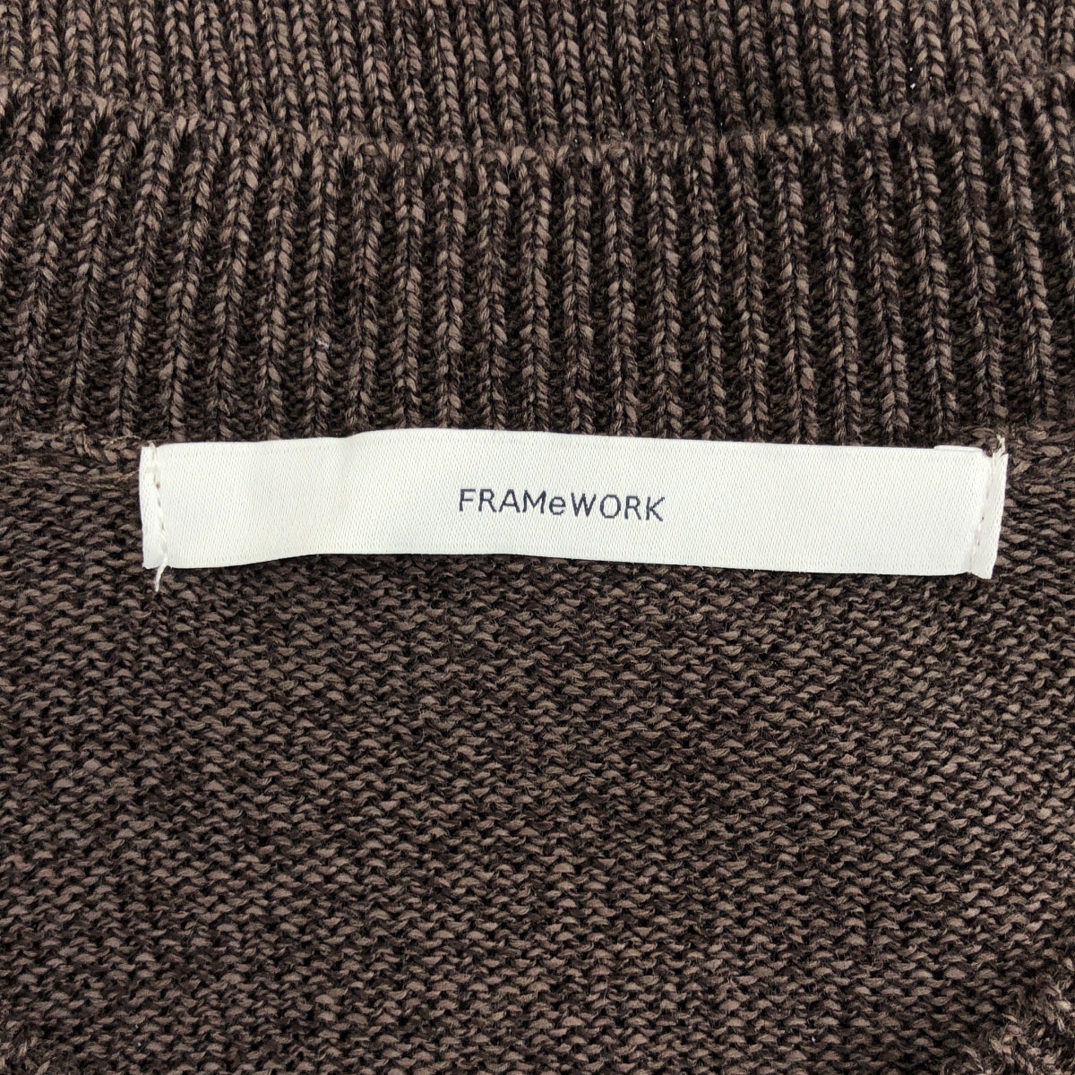 Framework / フレームワーク | 2025SS | ウォッシャブルペーパーヤーンニット | F |