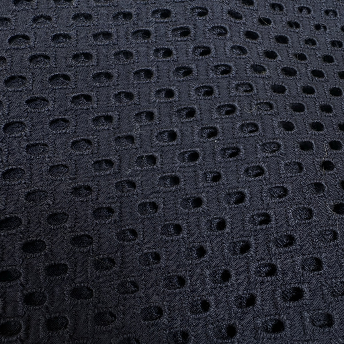 QUEENE and BELLE / クイーンアンドベル | コットン 総レース ロング ワンピース | S | ネイビー | レディース