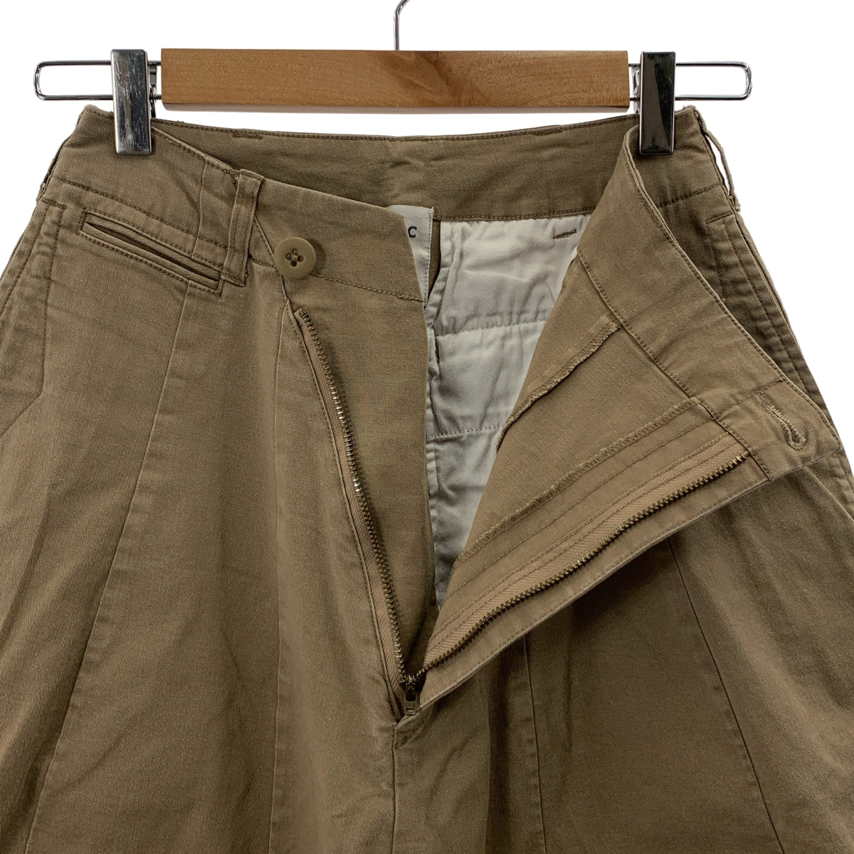 RHC Ron Herman 寬斜紋棉布褲 | XS | 米色 | 女款