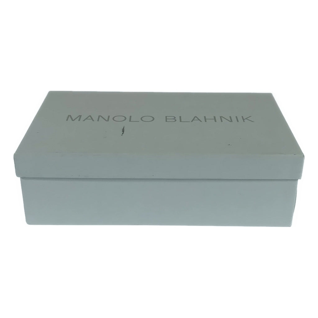 【美品】  MANOLO BLAHNIK / マノロブラニク | Drawer別注 花柄 フラワー パンプス | 35 | ベージュ/ブラウン | レディース