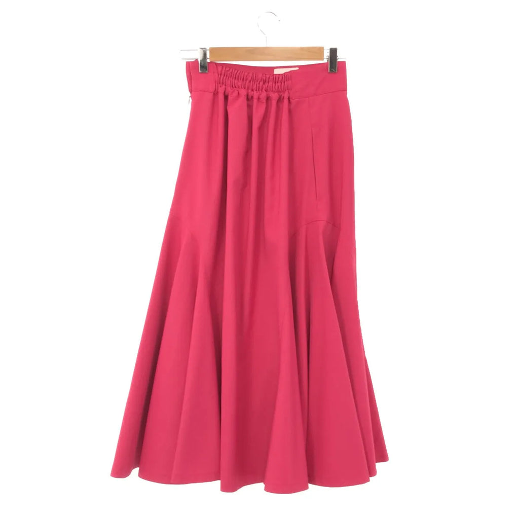 【美品】  Re:poris / レポリス | バックギャザー フレアスカート | F | ピンク | レディース