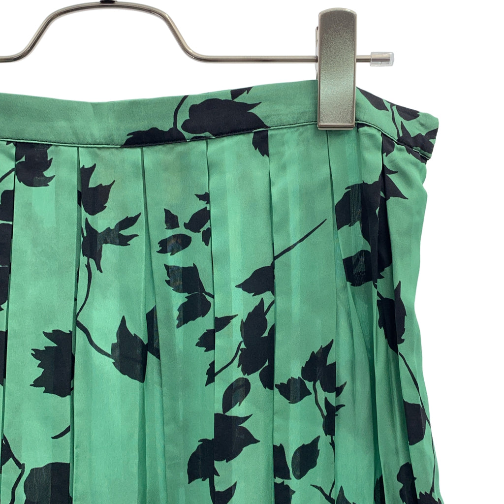 【成色極佳】C款 | 印花百褶裙 | 40碼 | 綠色 | 女款