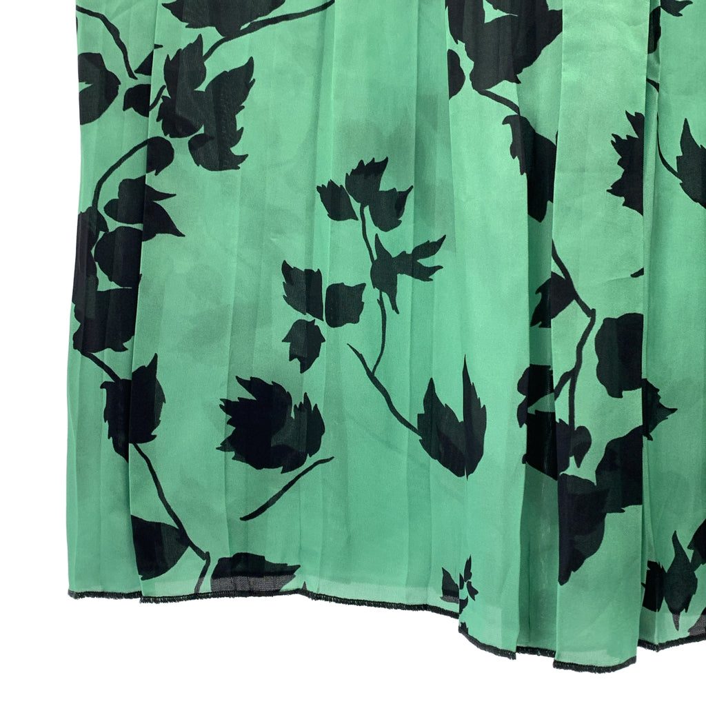 【成色極佳】C款 | 印花百褶裙 | 40碼 | 綠色 | 女款