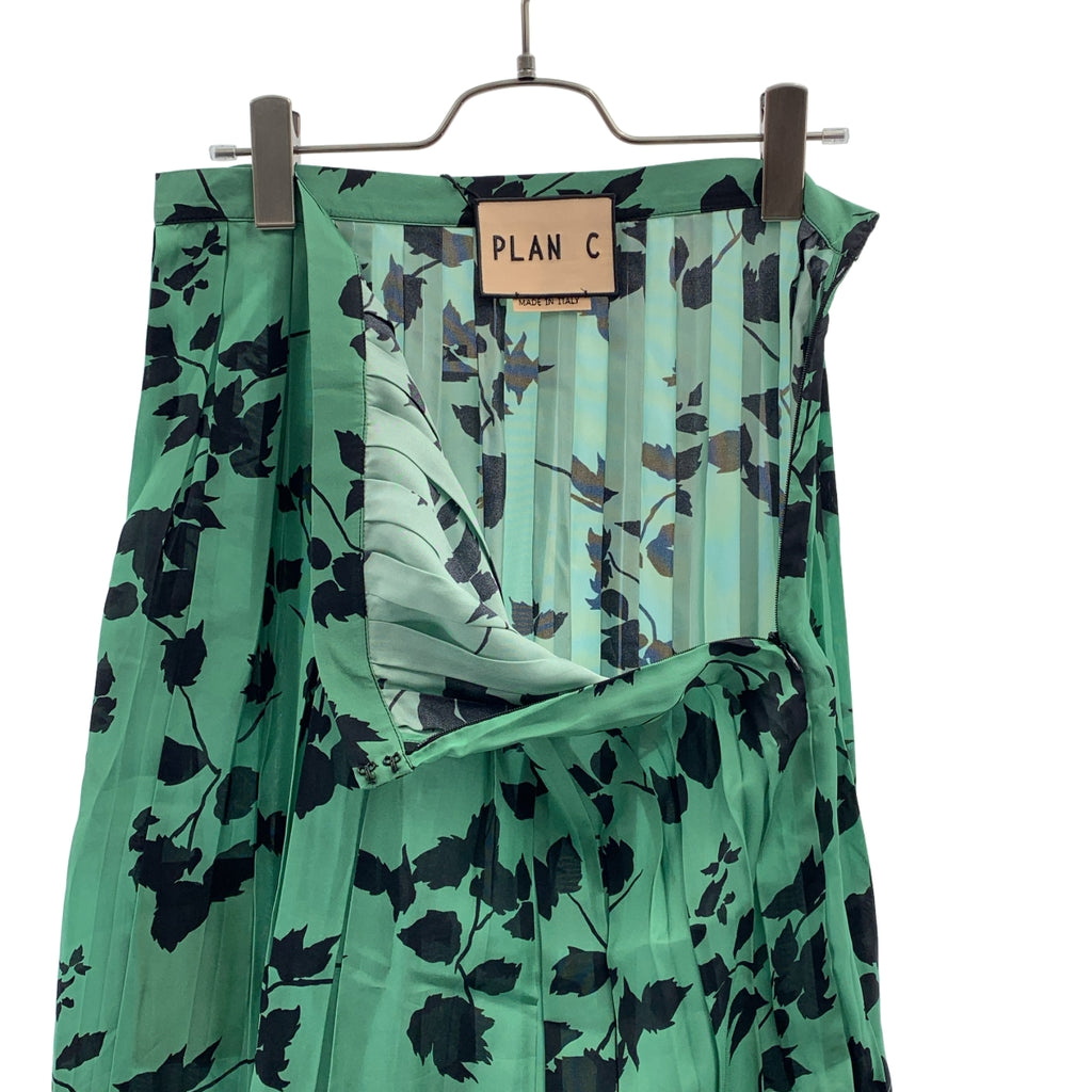 【成色極佳】C款 | 印花百褶裙 | 40碼 | 綠色 | 女款