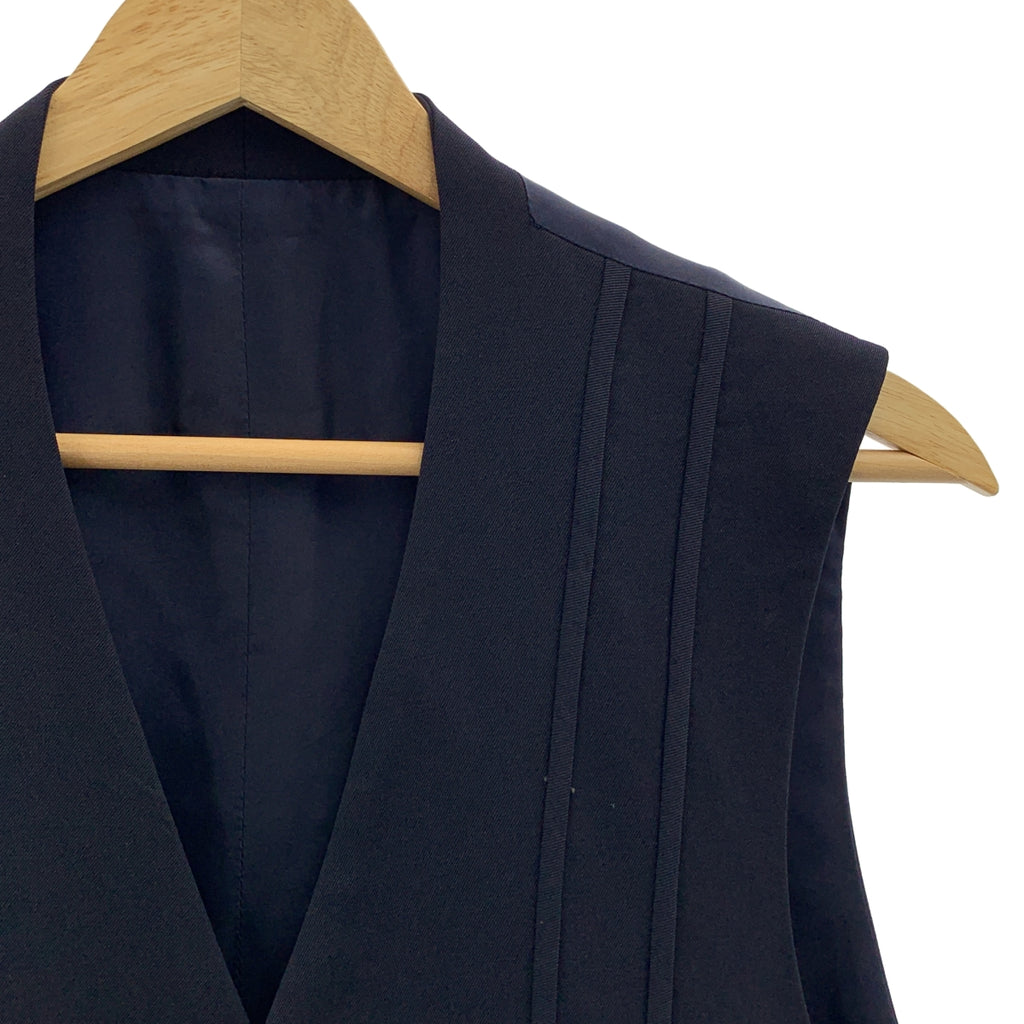 Y's 男裝 / 山本耀司 | 1993春夏 | 羊毛十字紋背心 | 海軍藍 | 男款