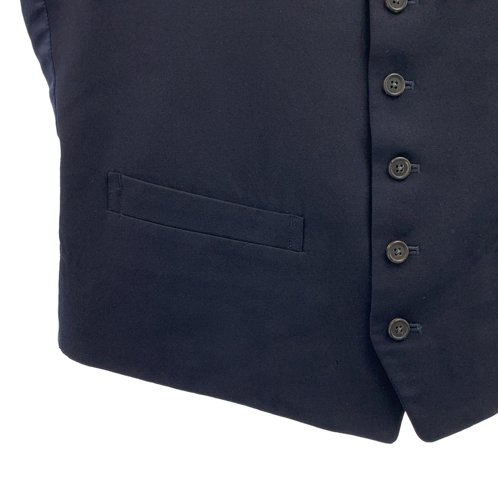 Y's 男裝 / 山本耀司 | 1993春夏 | 羊毛十字紋背心 | 海軍藍 | 男款