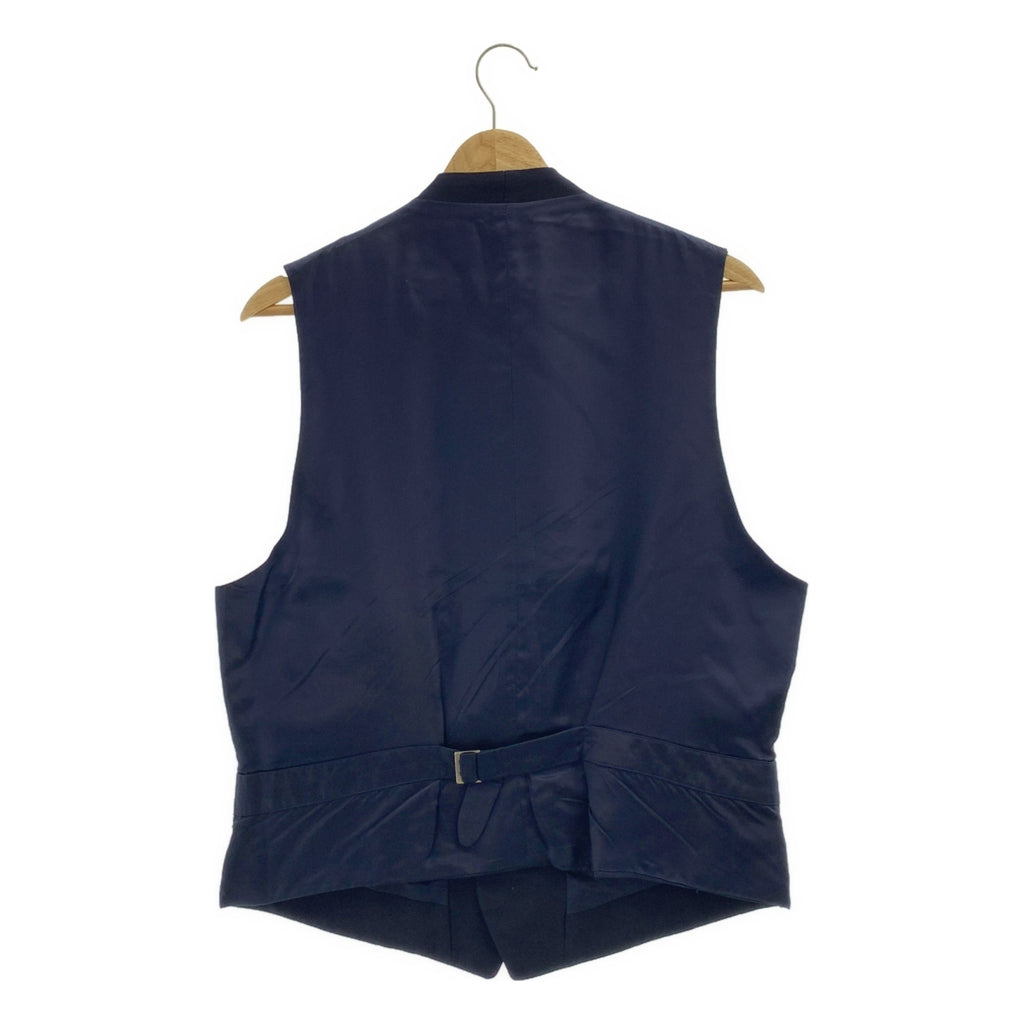 Y's 男裝 / 山本耀司 | 1993春夏 | 羊毛十字紋背心 | 海軍藍 | 男款