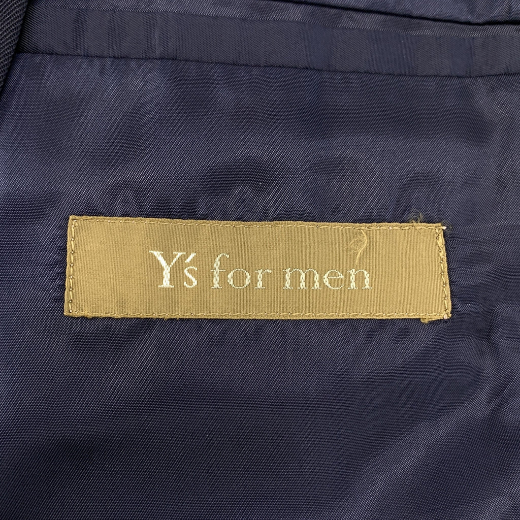 Y's 男裝 / 山本耀司 | 1993春夏 | 羊毛十字紋背心 | 海軍藍 | 男款