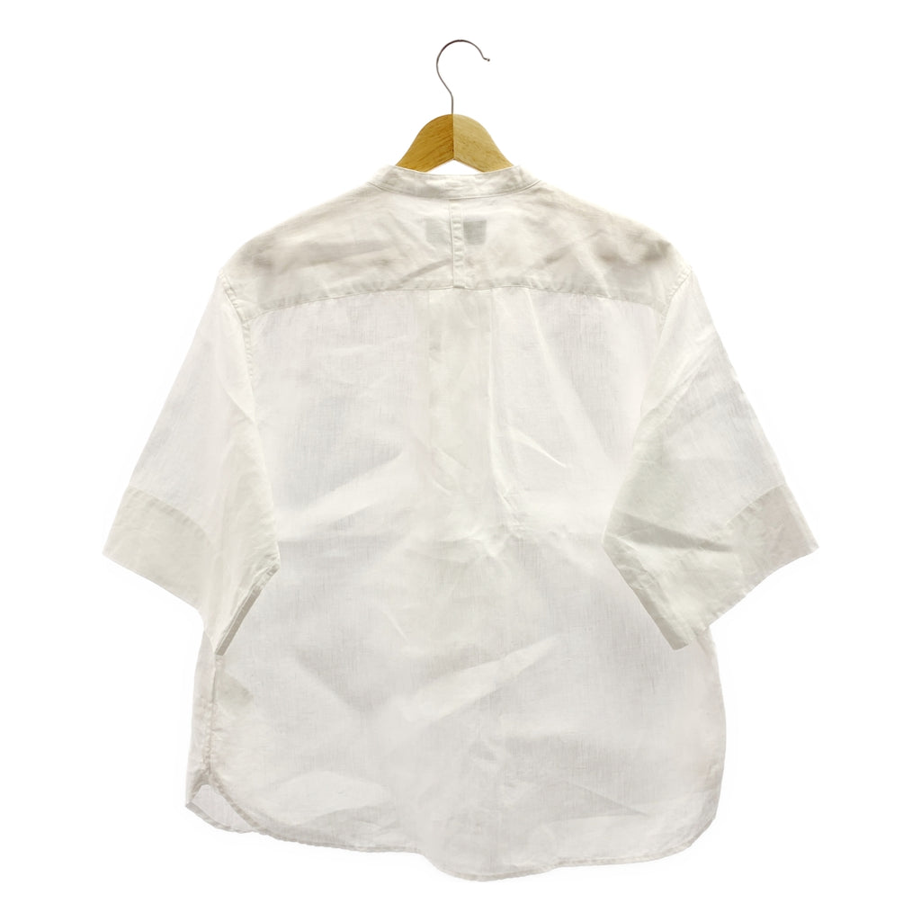 MARGARET HOWELL / マーガレットハウエル | 2025SS | SHIRTING LINEN リネン プルオーバーシャツ | 1 |