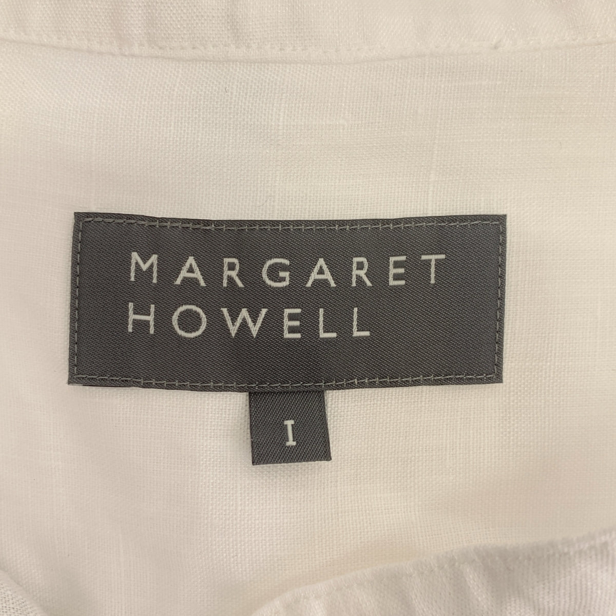 MARGARET HOWELL / マーガレットハウエル | 2025SS | SHIRTING LINEN リネン プルオーバーシャツ | 1 |