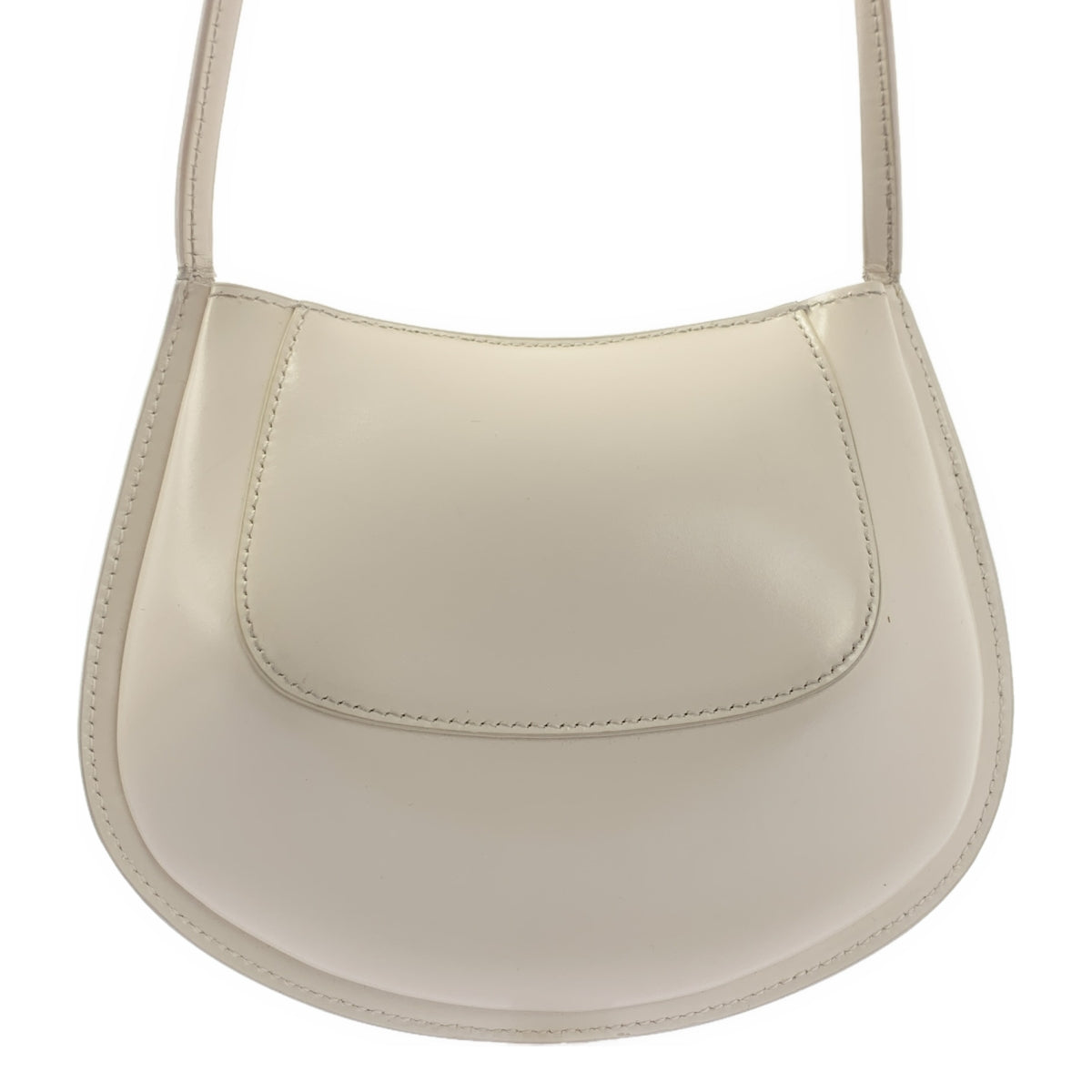 JIL SANDER / 질산더 | CRESCENT MINI 크레센트 미니 숄더백 | 화이트 | 여성