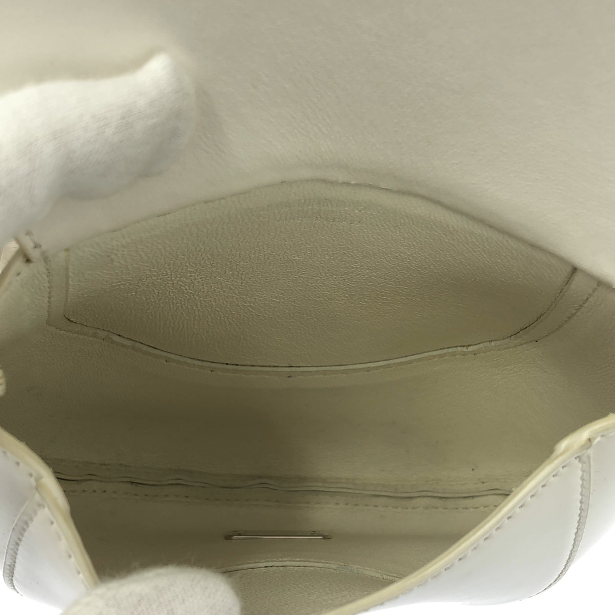 JIL SANDER / 질산더 | CRESCENT MINI 크레센트 미니 숄더백 | 화이트 | 여성