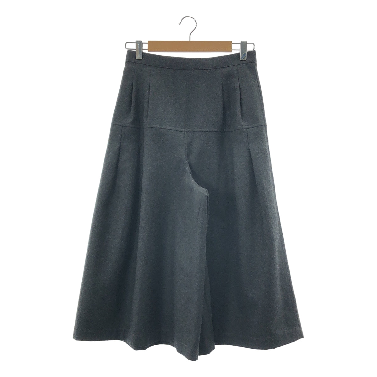 tricot COMME des GARCONS / トリココムデギャルソン | 2008AW | ウール ワイド 2タック パンツ | M | チャコールグレー | レディース