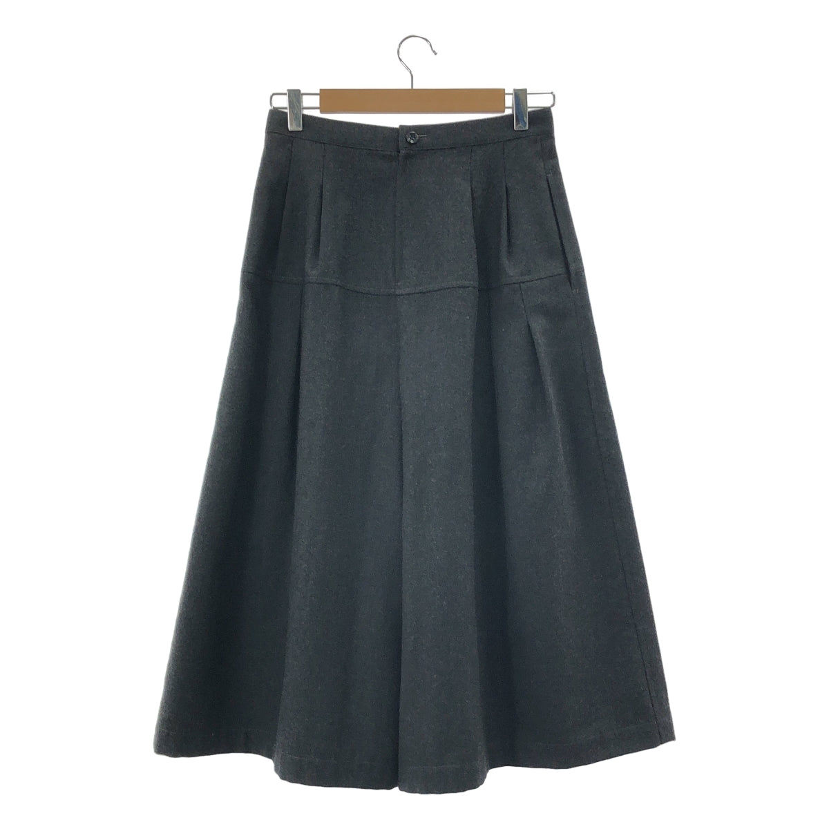tricot COMME des GARCONS / トリココムデギャルソン | 2008AW | ウール ワイド 2タック パンツ | M | チャコールグレー | レディース