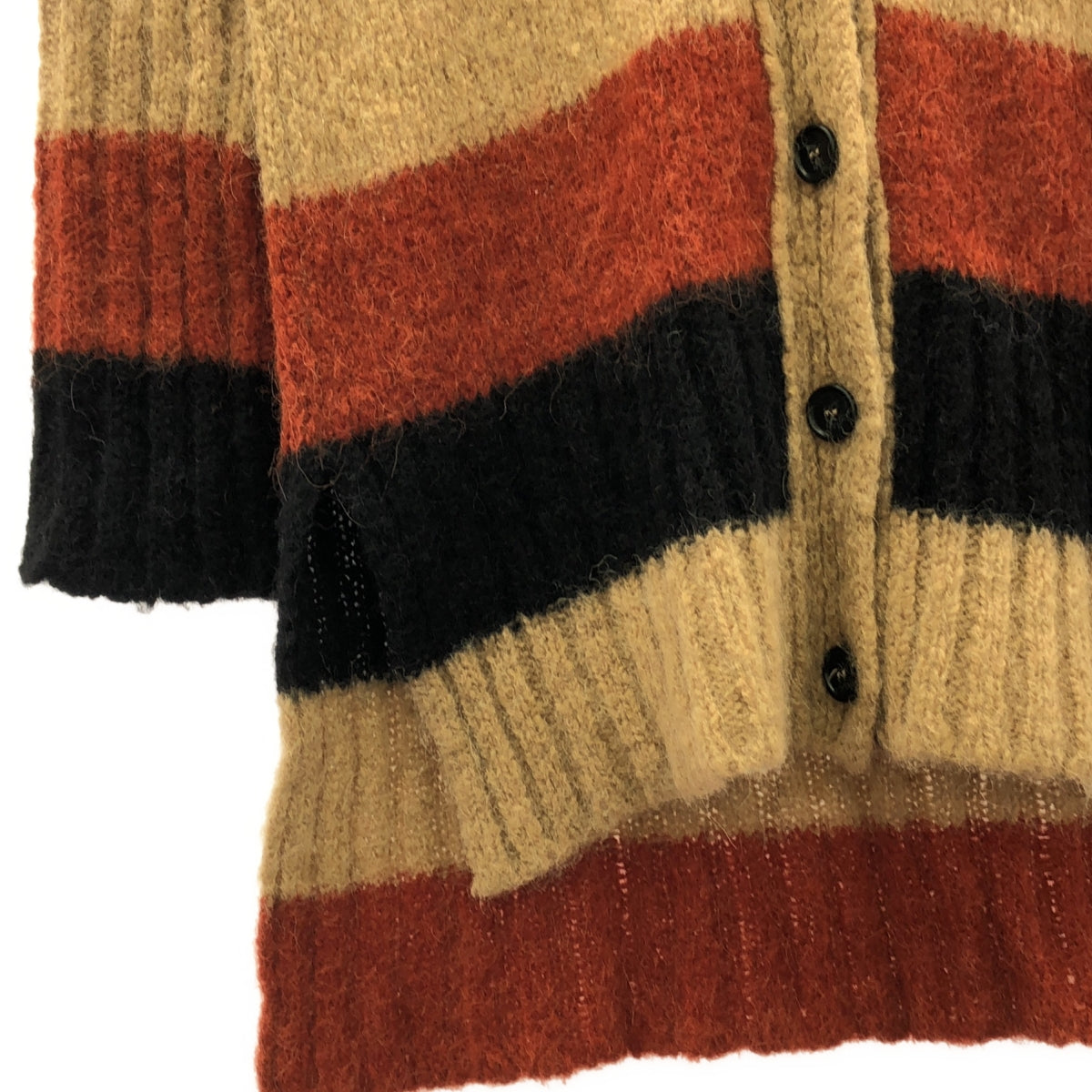 N°21 / Numero Ventuno | Alpaca wool slit long knit cardigan | 38 | Multicolor | Women's