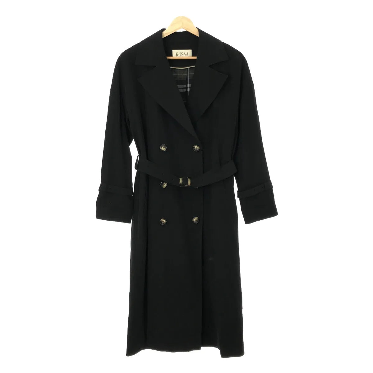 R-ISM / 리듬 | 코튼 트렌치 코트 | 2 | 블랙 | 여성