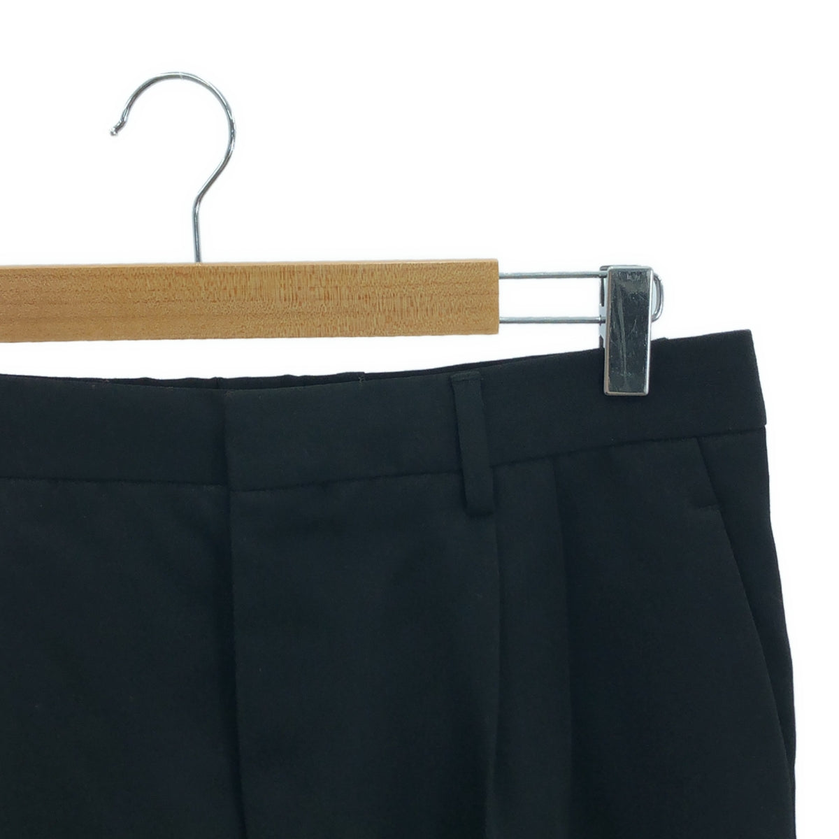 CALVIN KLEIN 205W39NYC / カルバンクライン 205ダブリュー39エヌワイシー | 2019SS | ラフシモンズ期 ウール スラックス | 36 | ブラック | メンズ