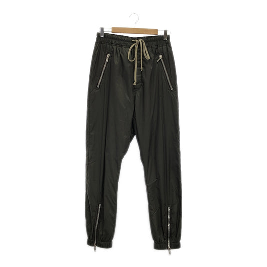 Rick Owens / 릭 오웬스 | 2020FW | drawstring zipped cuff joggers 지퍼드 조거 팬츠 | 46 | 다크 더스트 | 남성