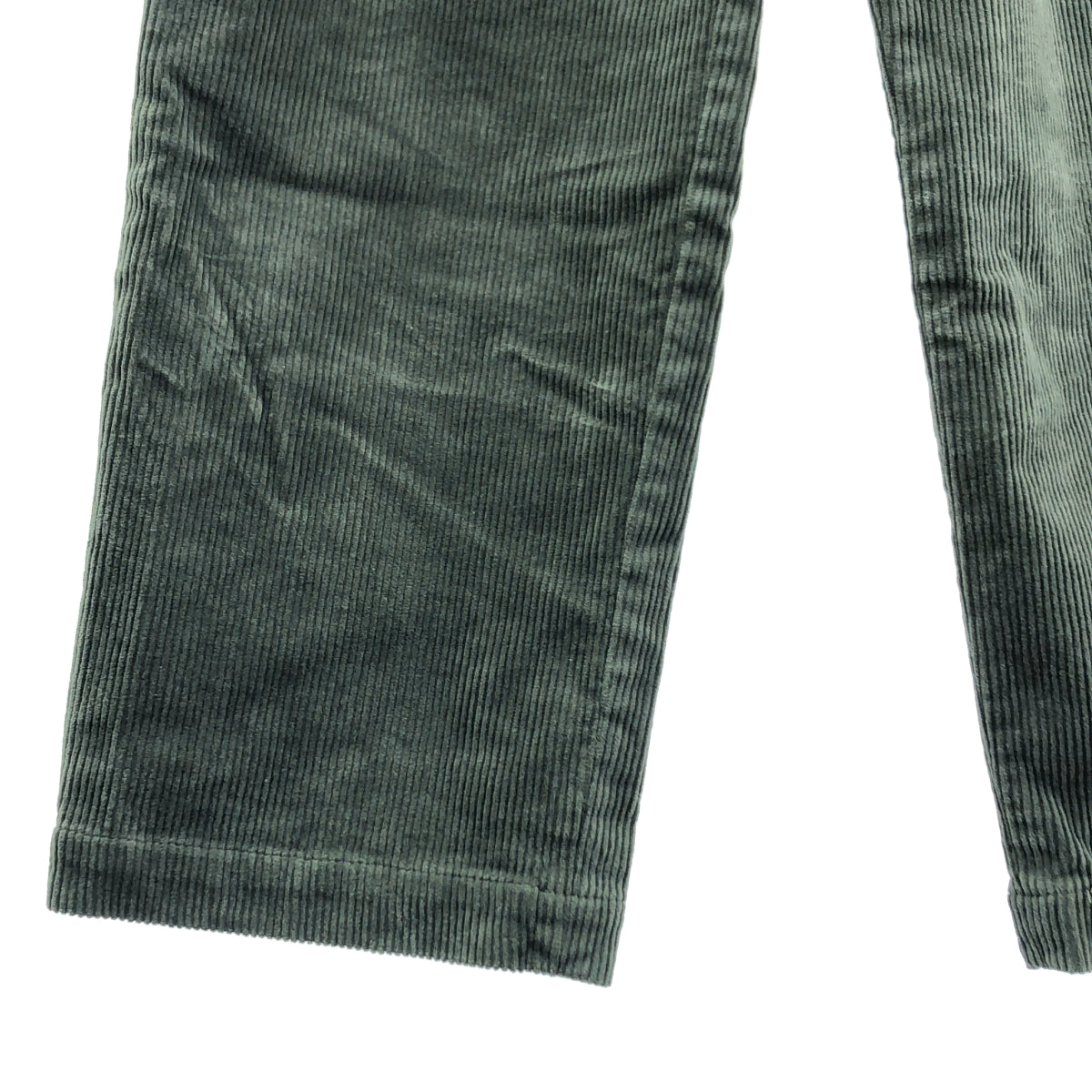 PWA / 푸아 | 8W RIDGE SLACKS 태축 코듀로이 이지 팬츠 | M | 그린 | 남성